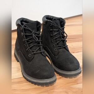 Timberland Ortholite Black Women's Lace-Up Boots Size 5